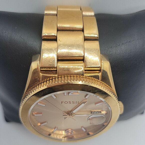 Fossil Boyfriend ES3587 Women's Stainless Steel Analog Dial Quartz Watch DE78 - Picture 4 of 10